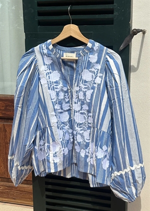 Juliane bluse Blue Stripes Sissel Edelbo 